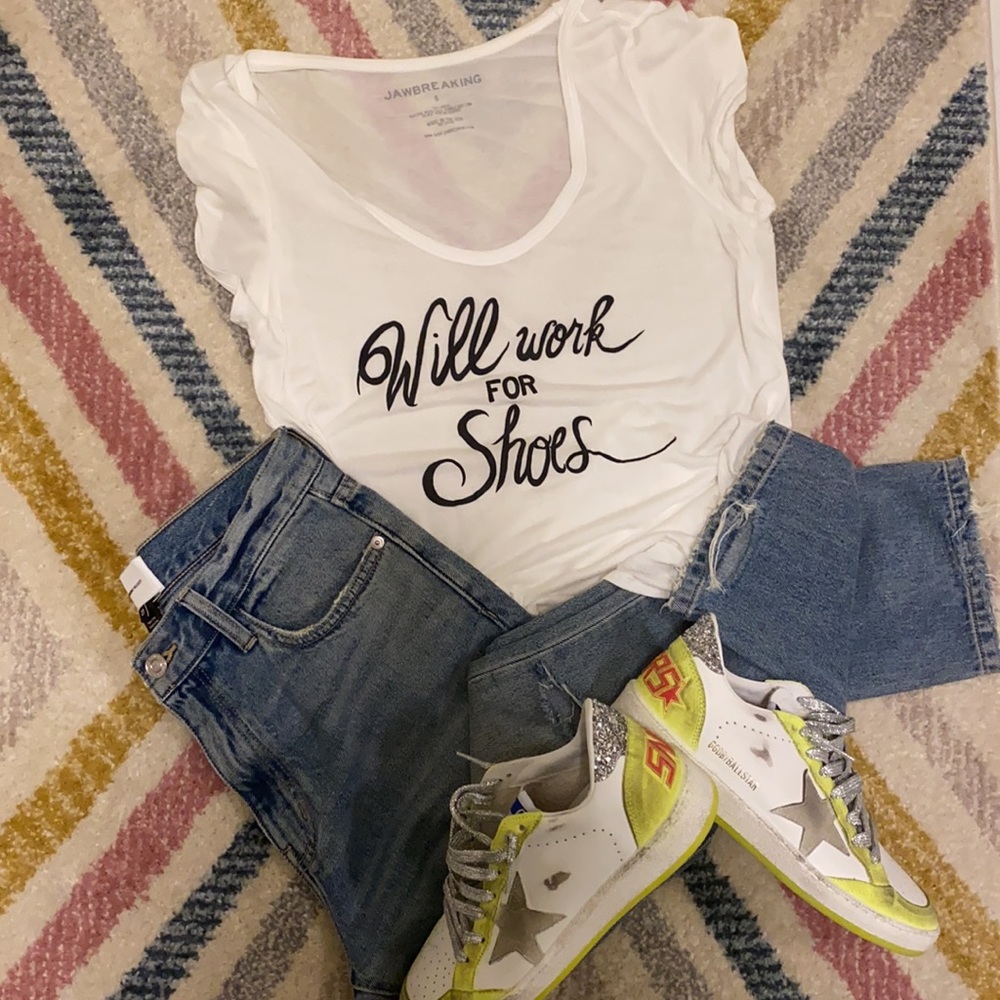 Women’s Jawbreaking Will Work For Shoes T-shirt